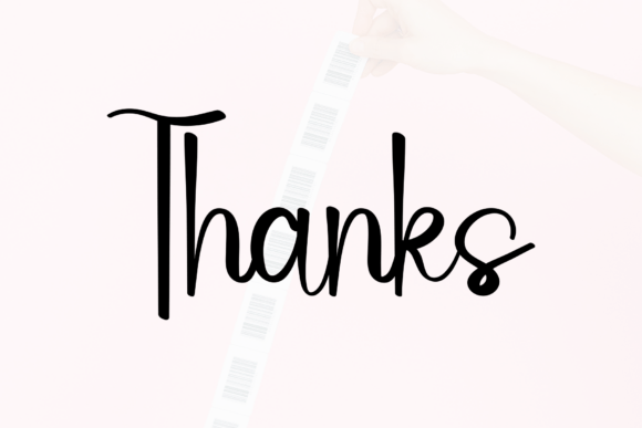 Living Valentine Font PNG with transparent background - Preview 4