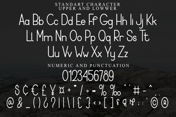 Minimalist Valentine Font PNG with transparent background - Preview 4