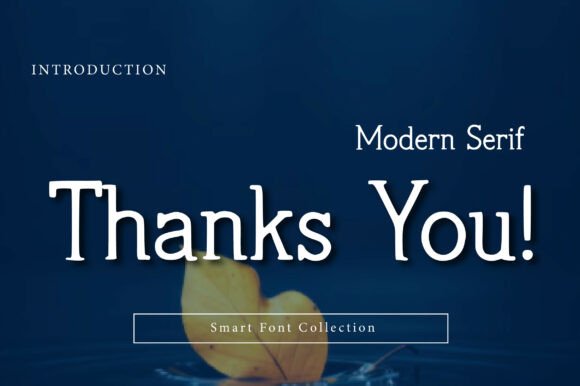 Modern Serif Font PNG with transparent background - Preview 2