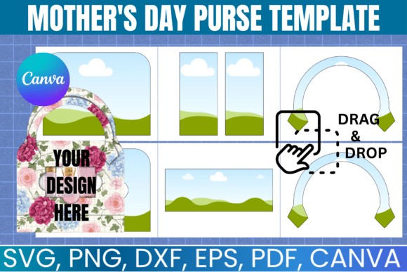 Mother's Day Purse Canva Template Graphic Canva By Gfx Shaown