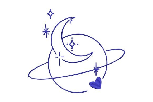 Mystical Celestial Moon