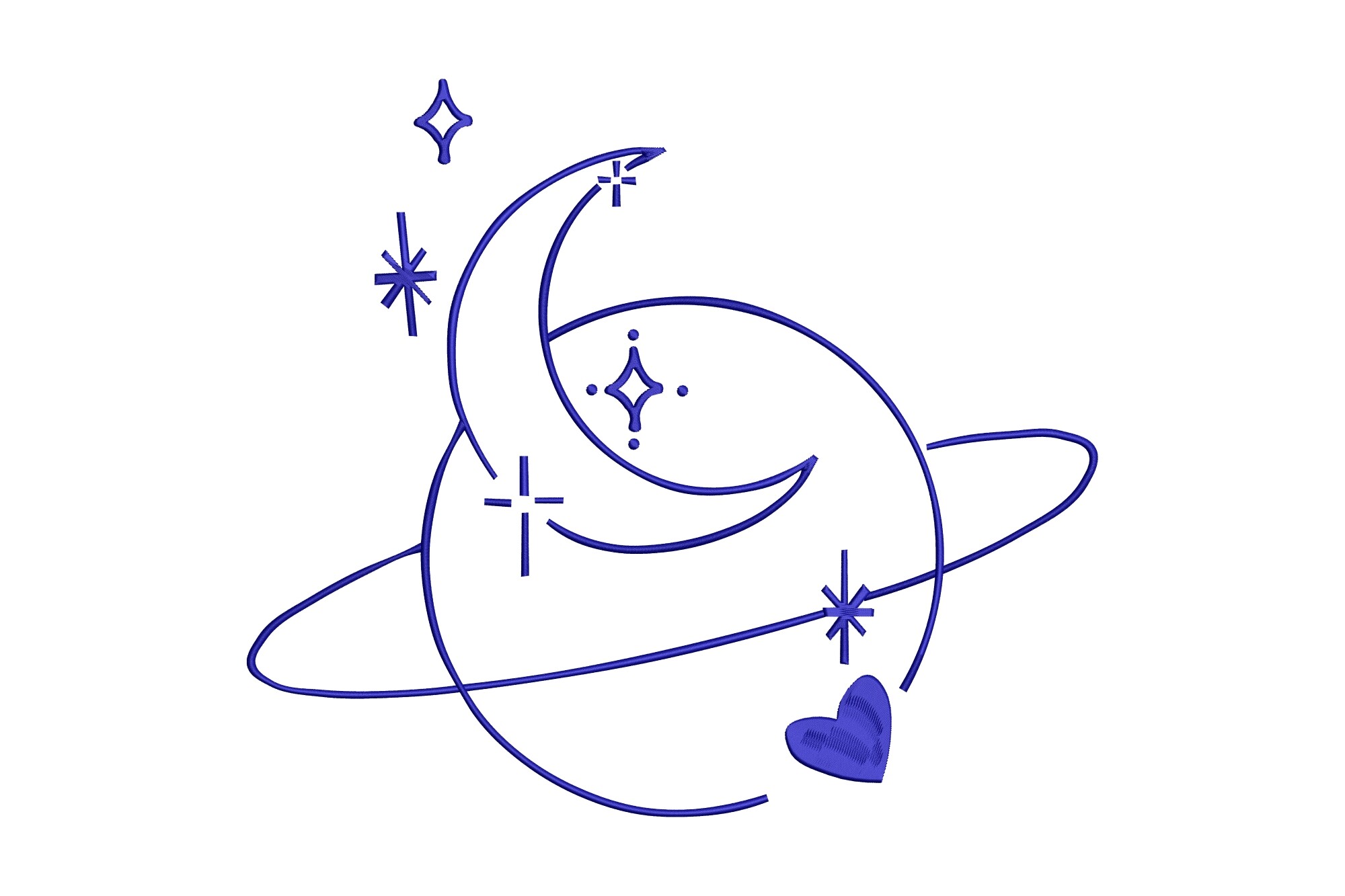 Mystical Celestial Moon