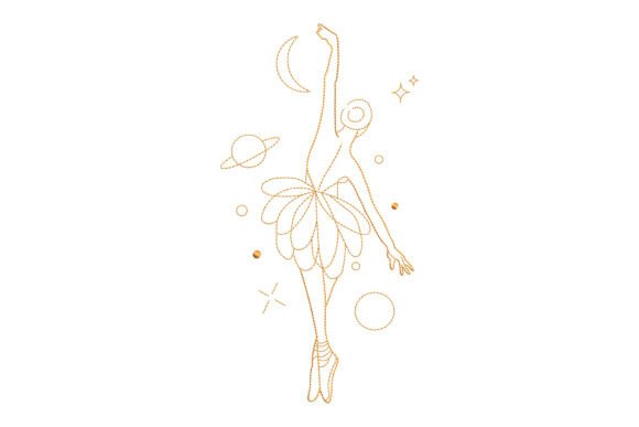 One Line Ballerina