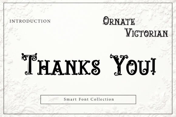 Ornate Victorian Font PNG with transparent background - Preview 2