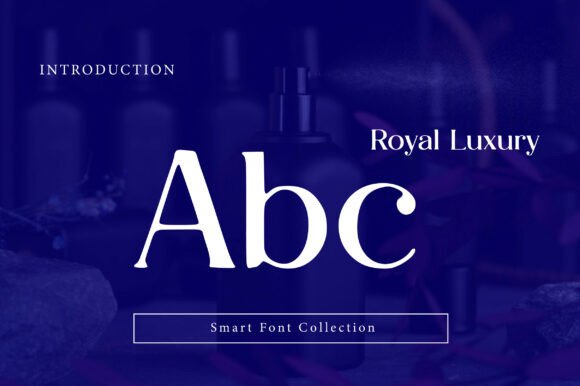 Royal Luxury Font PNG with transparent background - Preview 1