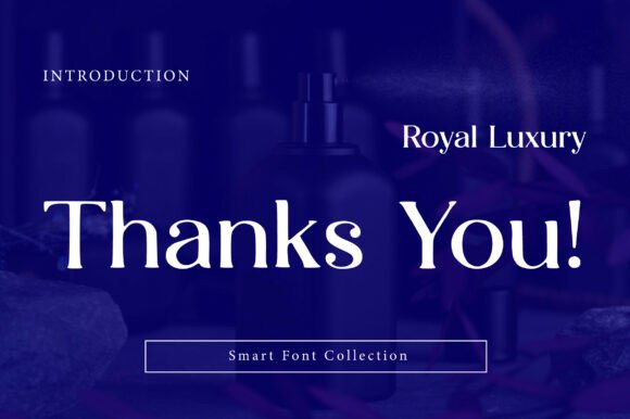 Royal Luxury Font PNG with transparent background - Preview 2