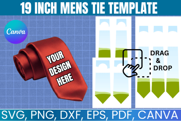 Tie Editable Canva Frame Template