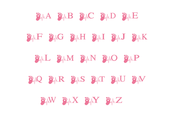 Baby Love Heartbeat Font - Preview 2
