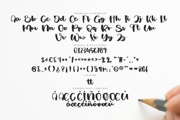 Benefit Writing Font - Preview 5