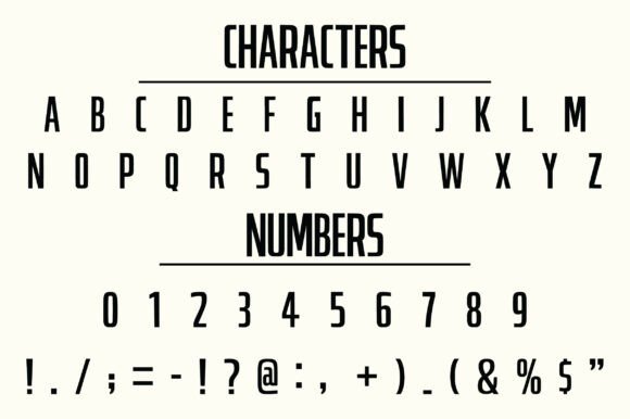 Bold Block Font PNG with transparent background - Preview 3