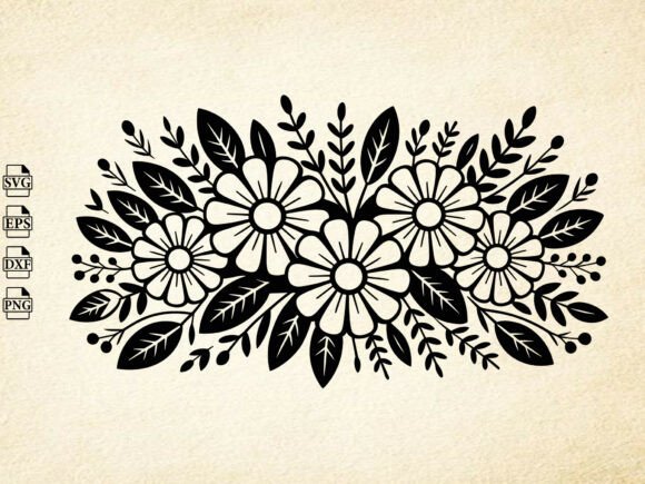 Daisy Floral Svg, Daisy Svg Cricut Graphic Crafts By Dream Hill