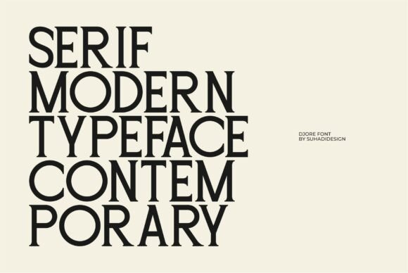 Djore Font - Preview 1