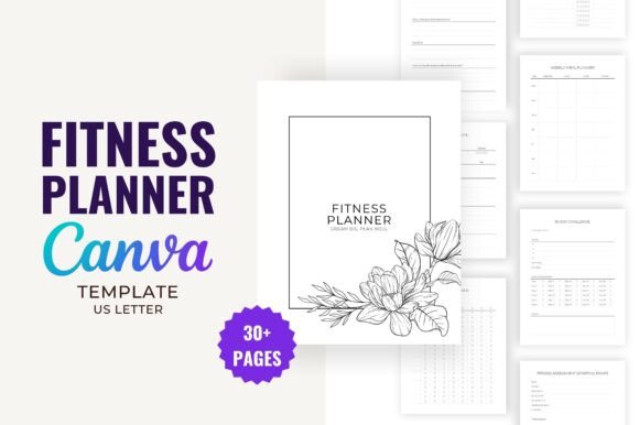 Fitness Planner | Canva Template