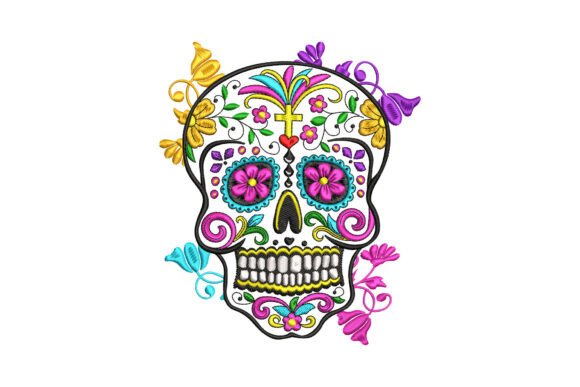 Floral Sugar Skull