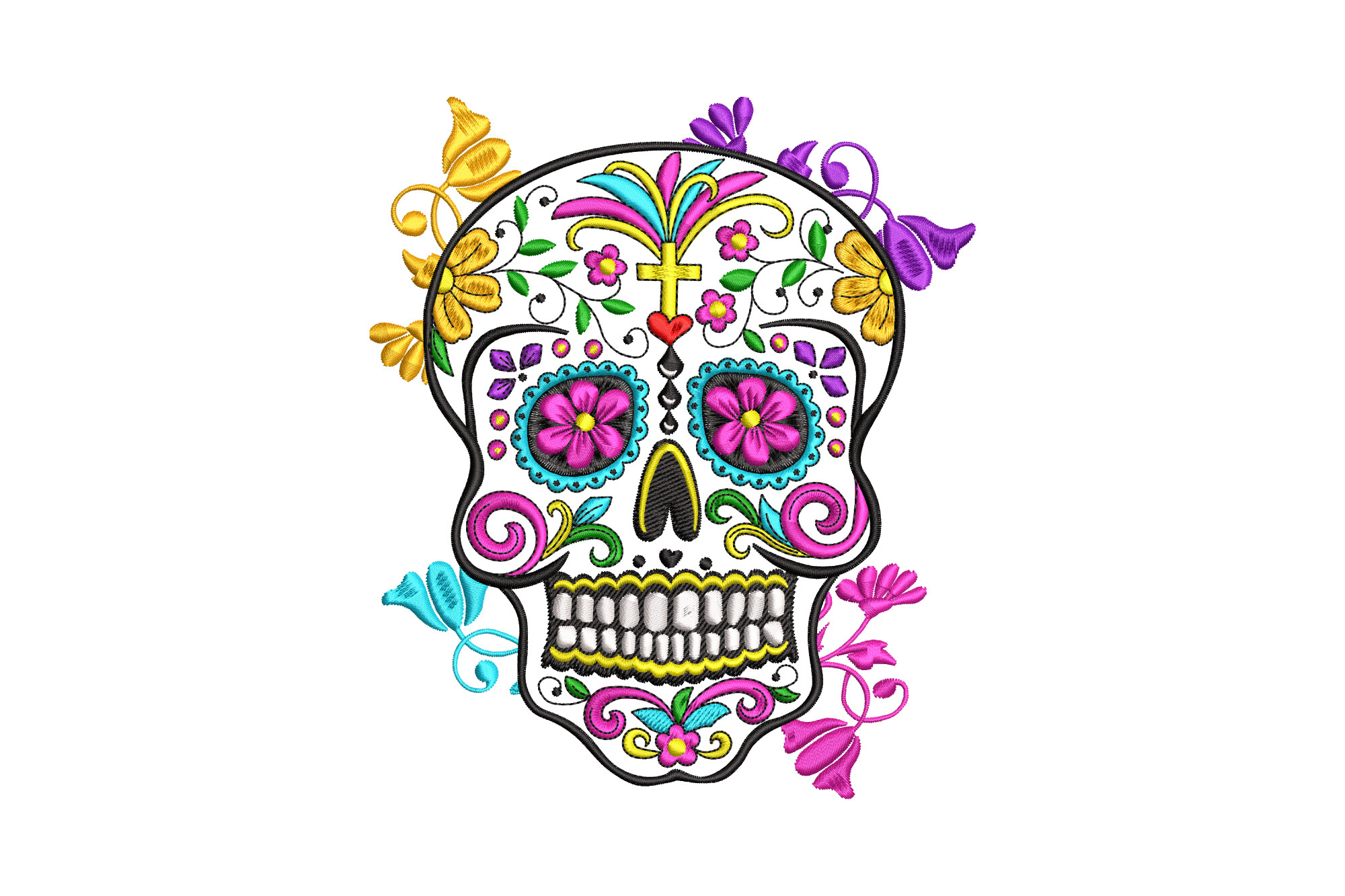 Floral Sugar Skull