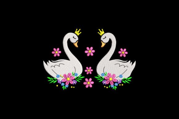 Floral Swan Princess
