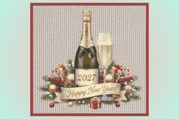 Happy New Year 2027 Champagne