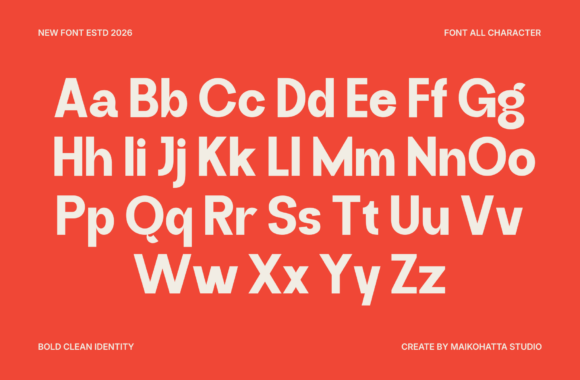 Mailna Font PNG with transparent background - Preview 4