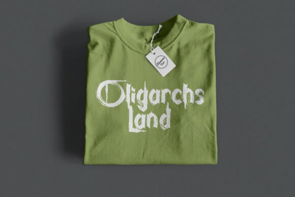Oligarchs Land Font PNG with transparent background - Preview 2