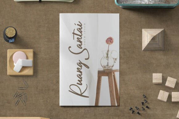 Ruang Santai Font PNG with transparent background - Preview 6
