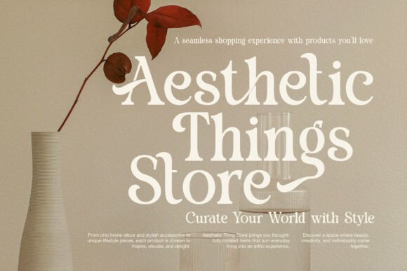 Rumie Denim Font PNG with transparent background - Preview 3
