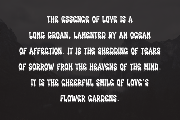 Scarry Horror Font PNG with transparent background - Preview 5