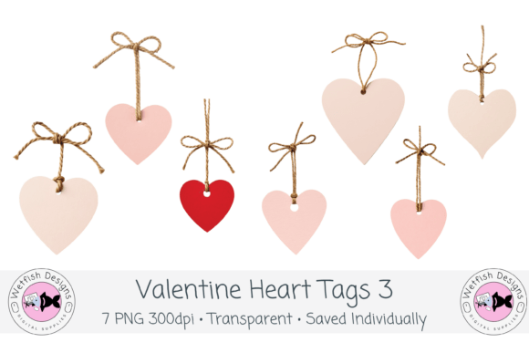 Valentine's Day Heart Tags 3