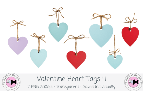 Valentine's Day Heart Tags 4