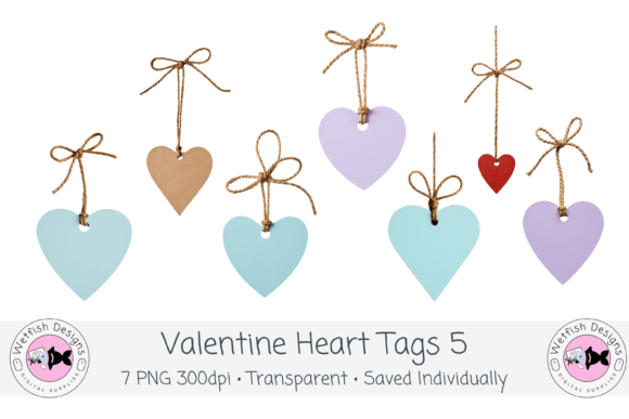 Valentine's Day Heart Tags 5