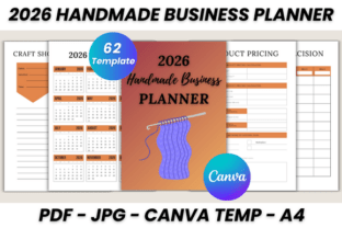 2026 Handmade Business Planner Canva Graphic by DIGITAL PRINT BOX ...