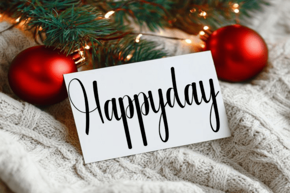 Amore Christmas Font - Preview 2