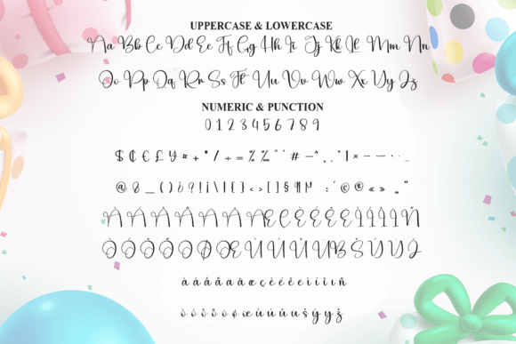 Birthday Font - Preview 6