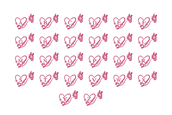 Butterfly of Love Font - Preview 2