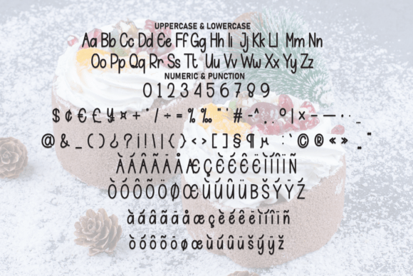 Cake Winter Font - Preview 6