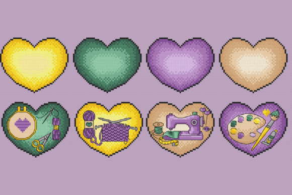Craft Hearts Cross Stitch
