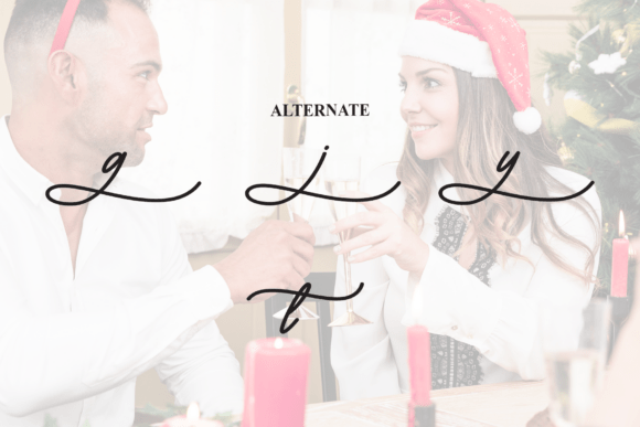 Engangement Christmas Font - Preview 6