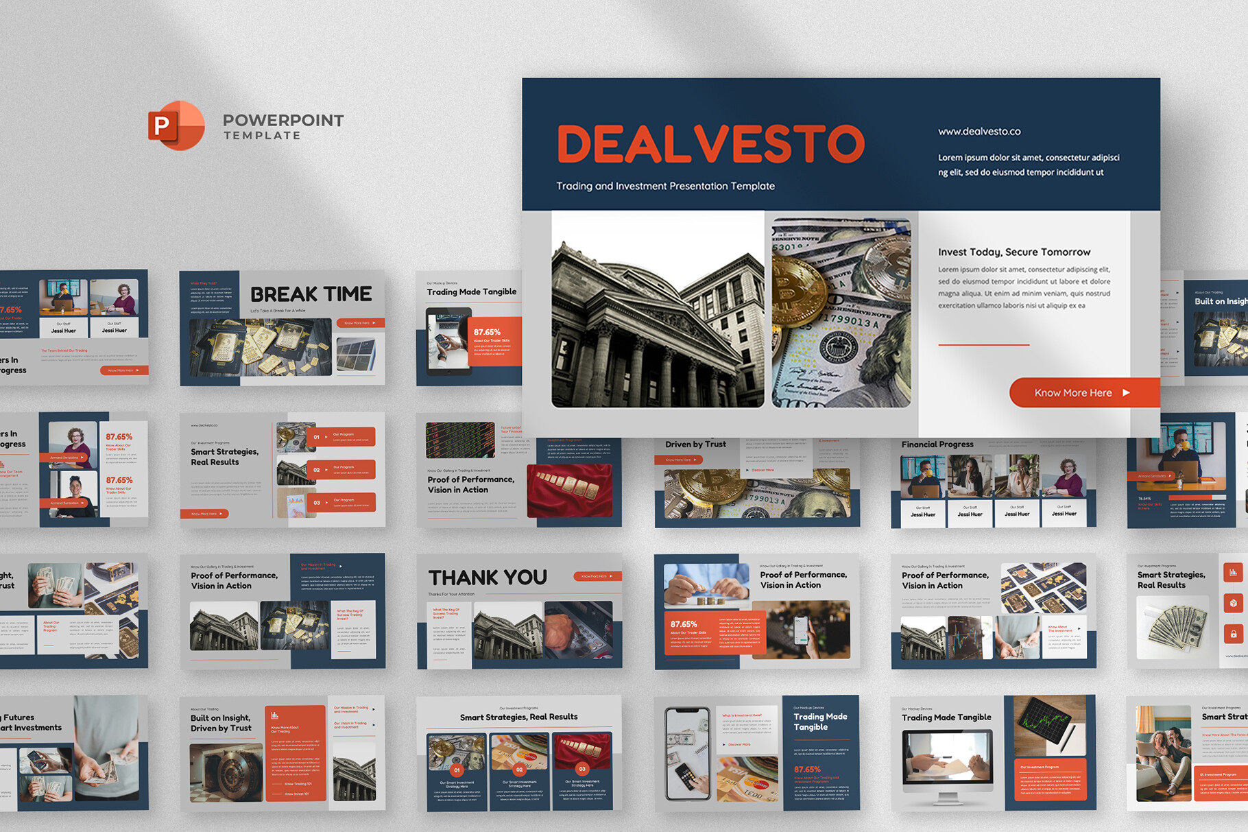 Dealvesto Forex Trading and Investment Presentation Template