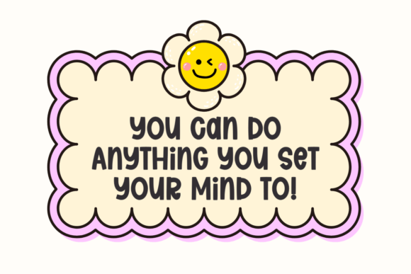 Marie Chunky Font PNG with transparent background - Preview 2