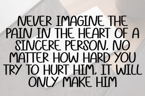 Note Taking Font PNG with transparent background - Preview 3