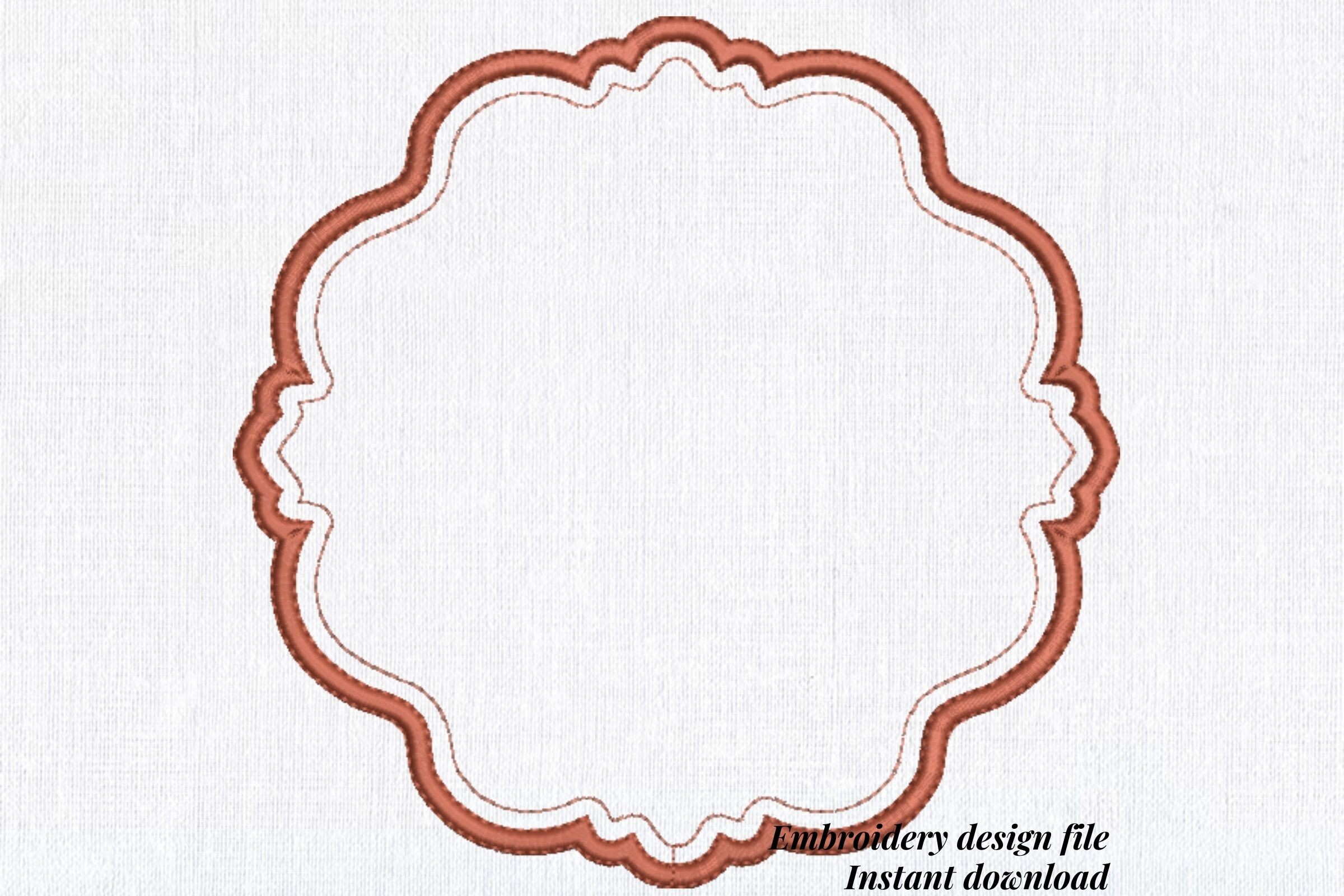 Oval Wedding Monogram Frame 1