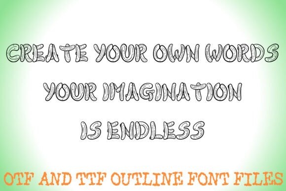 Pickle Gherkins Font PNG with transparent background - Preview 2