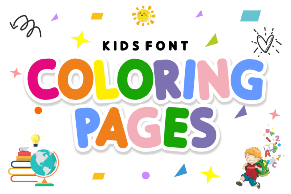 Playful Kids Font PNG with transparent background - Preview 1