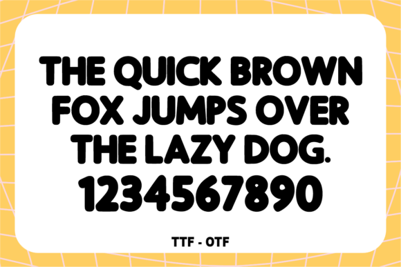 Playful Kids Font PNG with transparent background - Preview 3