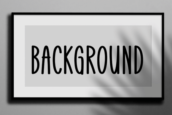Rainyday Font PNG with transparent background - Preview 1