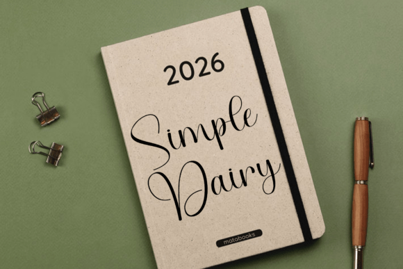 Simple Handwriten Font PNG with transparent background - Preview 1