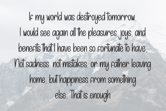 Awesome Everyday Font - Preview 5
