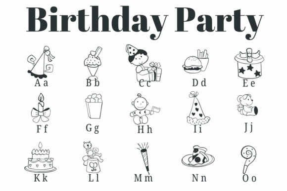 Birthday Party Font - Preview 1
