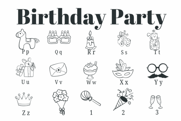 Birthday Party Font - Preview 2