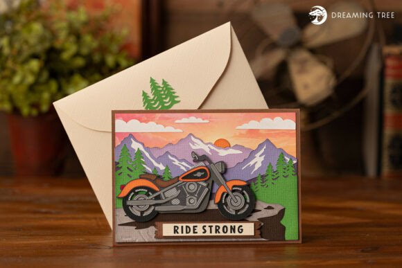 Born to Ride Card SVG