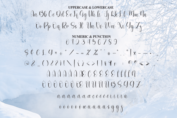 Frosty Winter Font - Preview 6